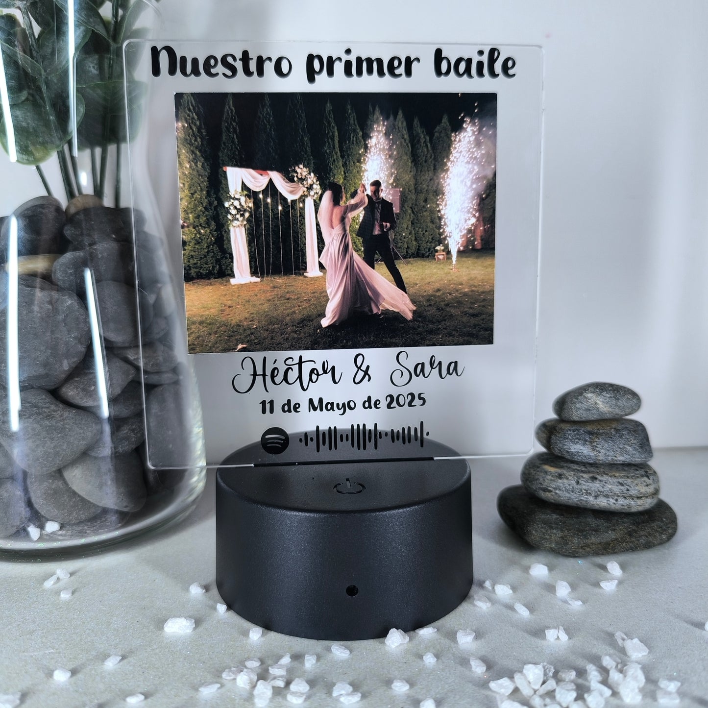 💡 Lámpara Personalizada “Nuestro Primer Baile”