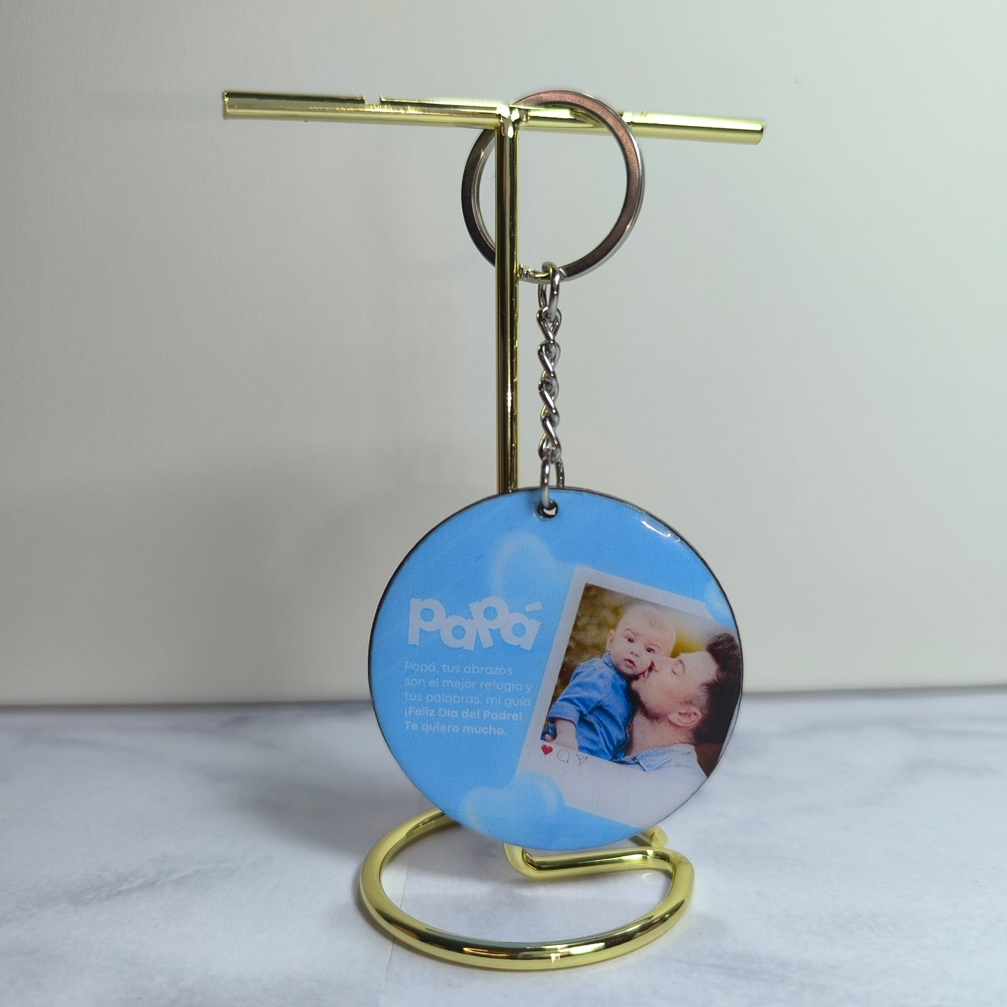 Llavero personalizado estilo Instagram con foto – Regalo especial para papá