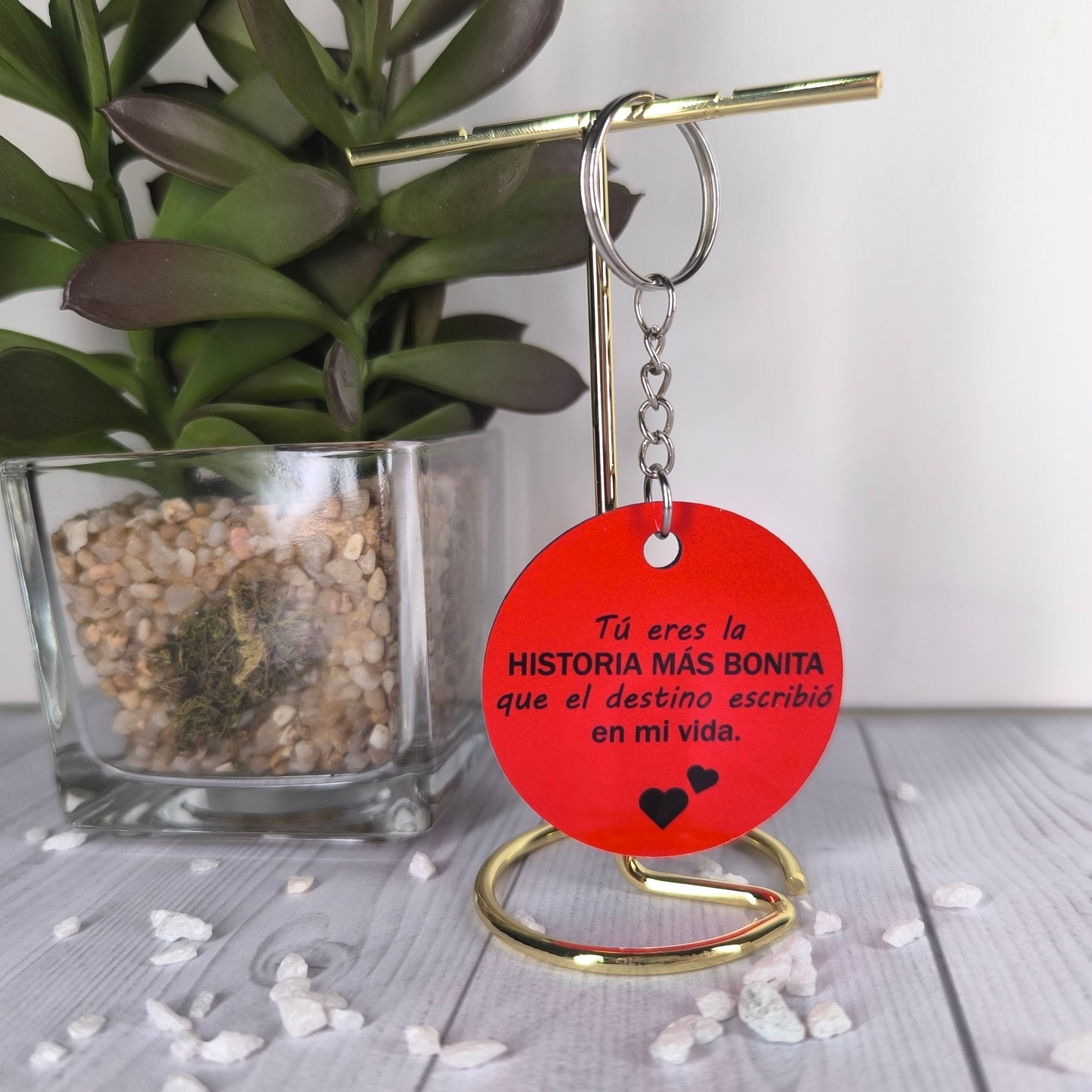 💑✨ Llavero Personalizado para Pareja – Foto y Frase Exclusiva