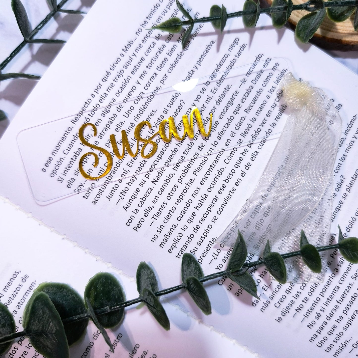 📖 Marcapáginas Personalizado + Tarjeta de Boda