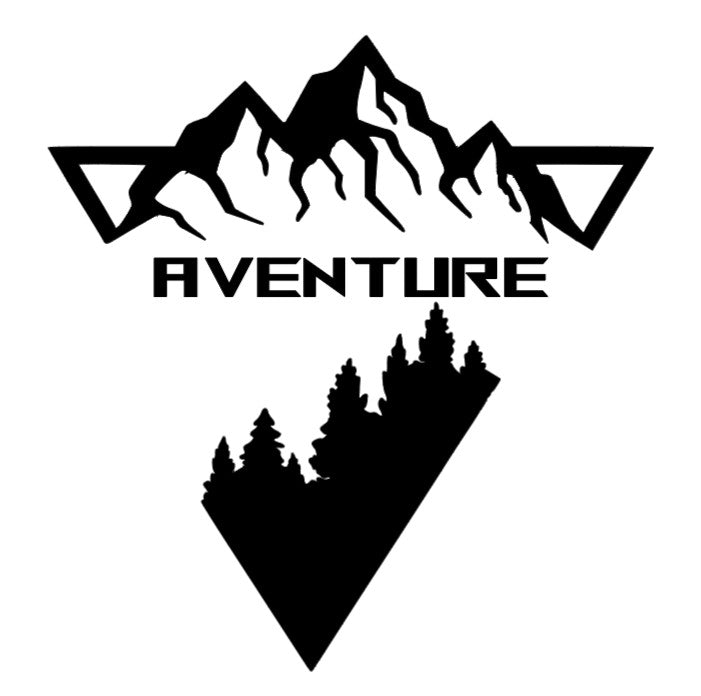 Vinilo aventura con montañas personalizable – Ideal para amantes de la naturaleza