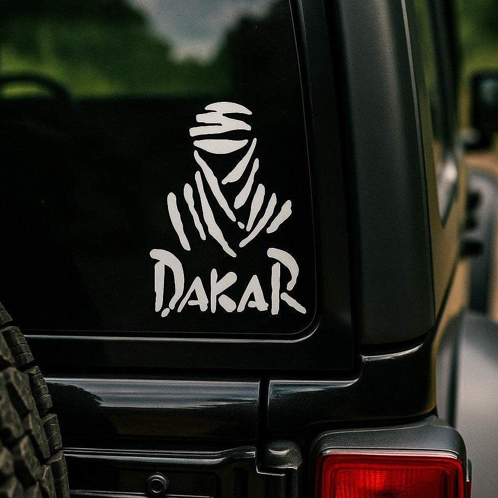 Vinilo DAKAR para coche o moto – Resistente exterior alta calidad