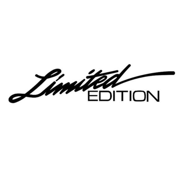 Vinilo coche “Limited Edition"(12 cm)– Alta calidad exterior