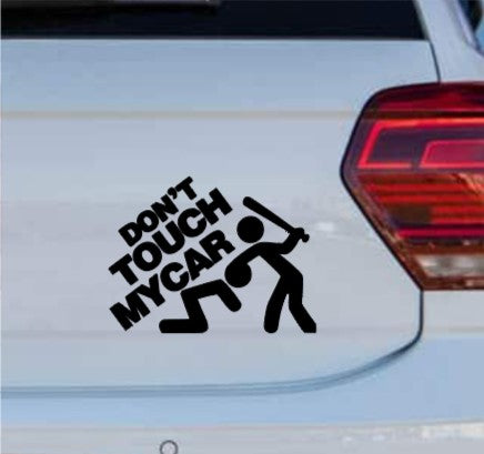 Vinilo coche “Don’t touch my car” – Resistente exterior
