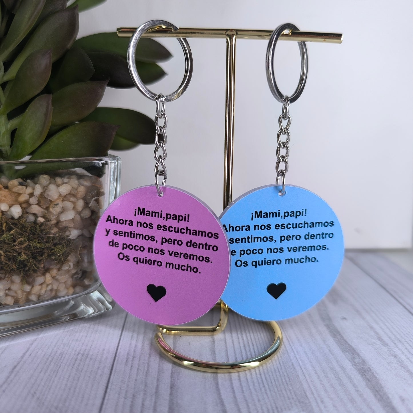 👶✨ Llavero Personalizado con Ecografía – Doble Cara