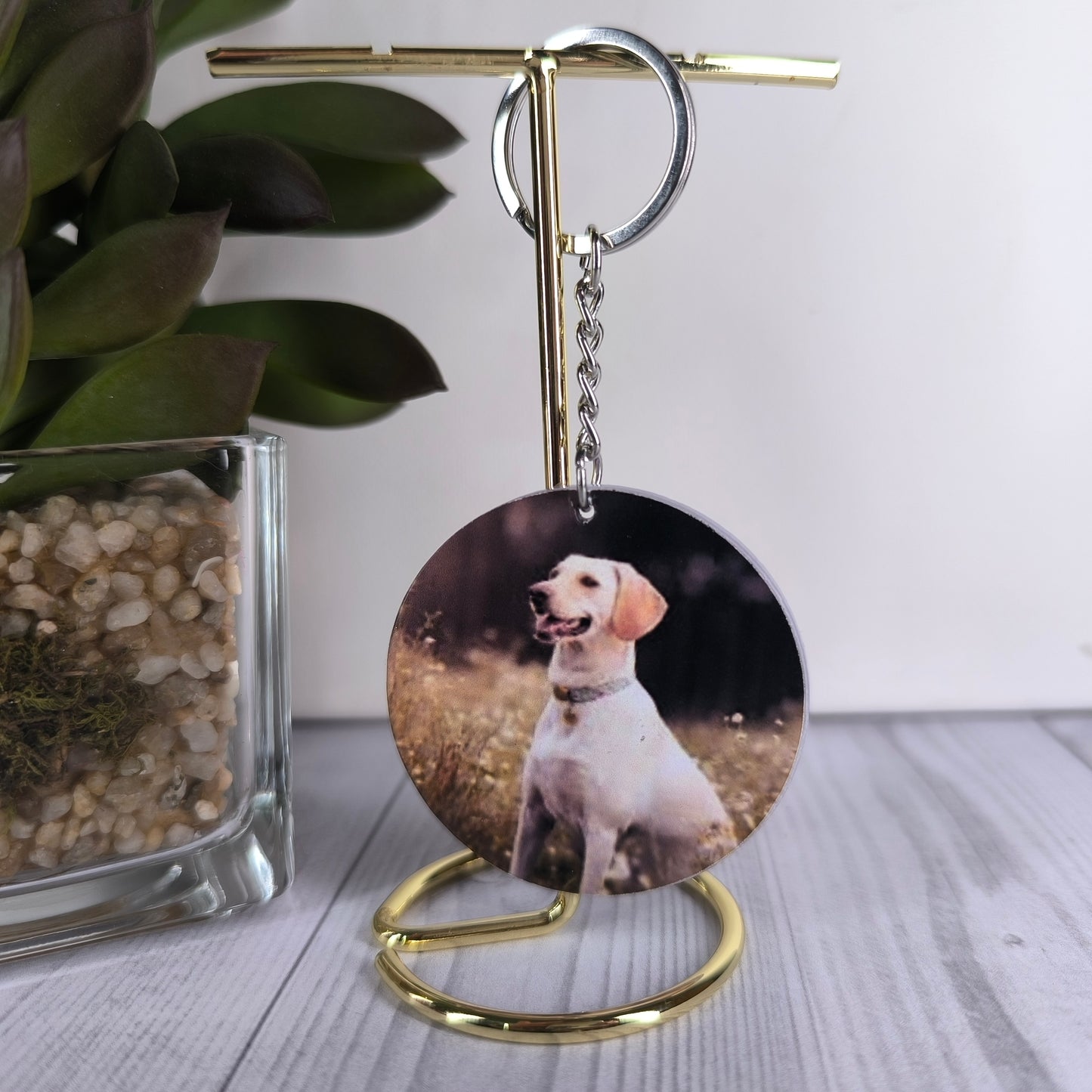 🐶🐾 Llavero Personalizado de Mascotas a Doble Cara