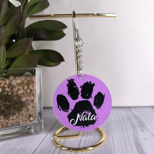 🐶🐾 Llavero Personalizado de Mascotas a Doble Cara