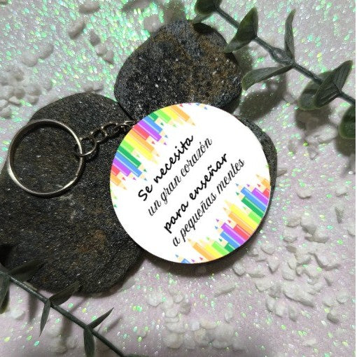 🔑 Llavero Personalizado para Profesores