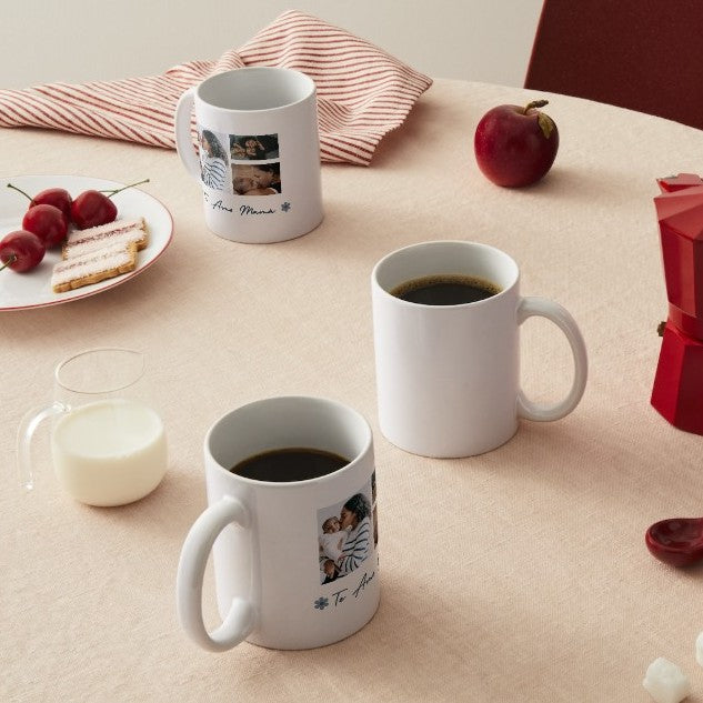 Taza personalizada "Te amo mamá" con fotos