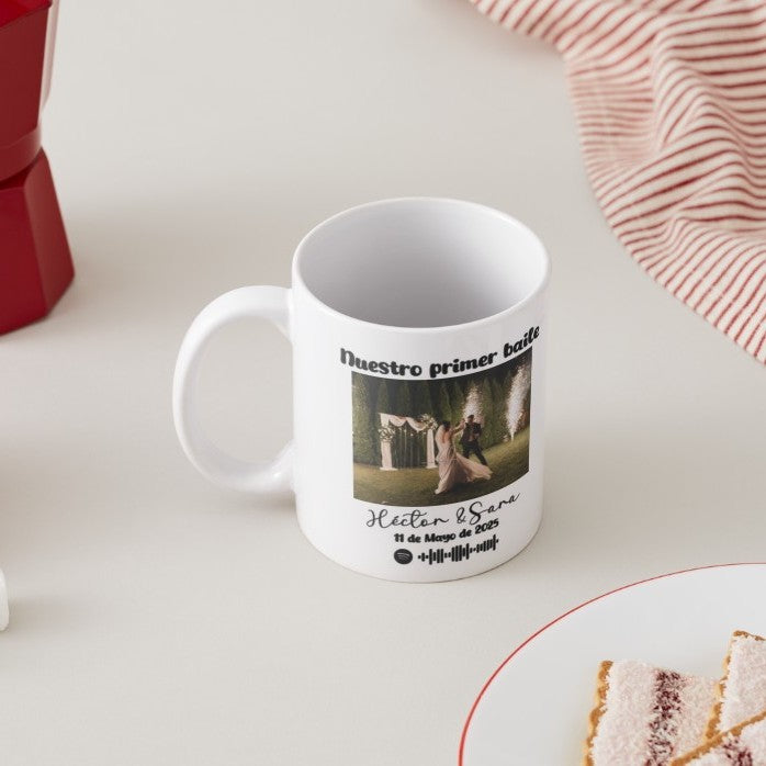☕ Taza Personalizada “Nuestro Primer Baile”
